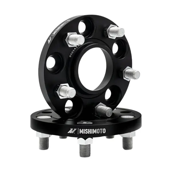 Mishimoto Wheel Spacers - 5x114.3 - 66.1 - 15 - M12 - Black