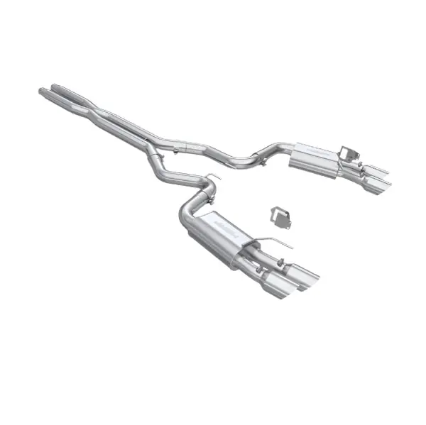 MBRP 2024+ Ford Mustang GT Armor Lite 3in Street Profile Catback Exhaust - Stainless Steel Tips