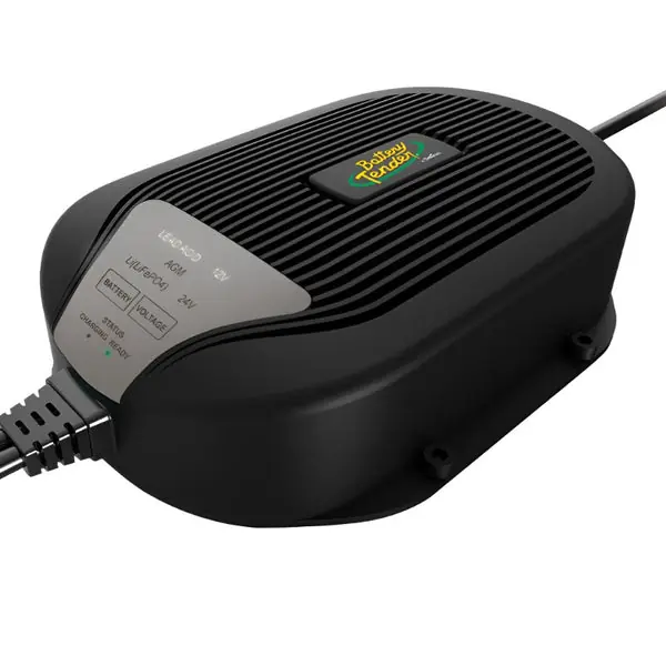 Battery Tender 12V/24V 5/2.5 AMP Selectable Chemistry Weatherproof Battery Charger