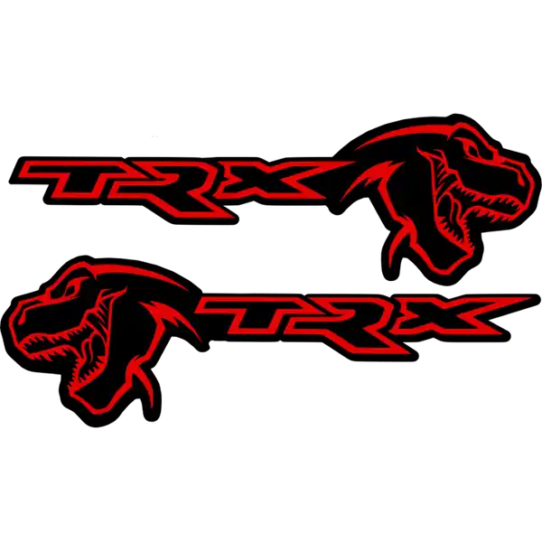 Trex / TRX Badge / Emblem 12in x 3.7in (Pair)