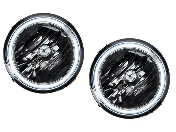 Raxiom 05-12 Ford Mustang GT LED Halo Fog Lights (Chrome)