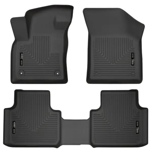 Husky Liners 18-19 Volkswagen Atlas Weatherbeater Black Front & 2nd Seat Floor Liners