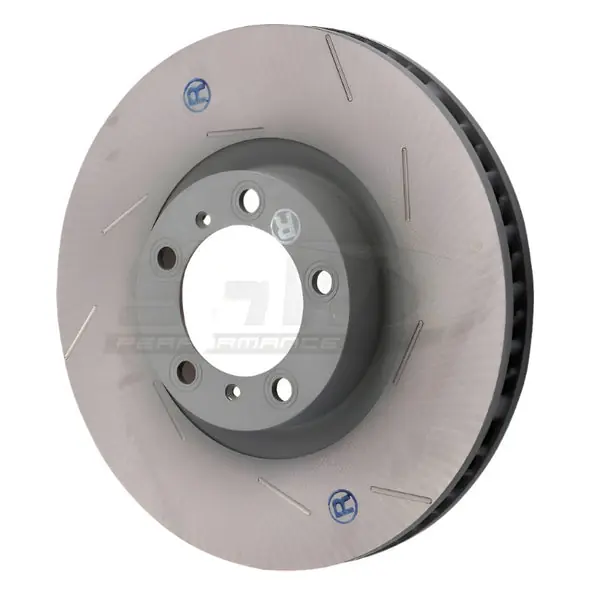 SHW 11-16 Porsche Panamera 4 3.6L w/o Ceramics Right Front Slotted Monobloc Brake Rotor (298615302B)
