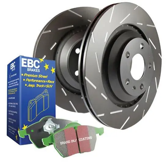 EBC S2 Kits Greenstuff Pads and USR Rotors Rear