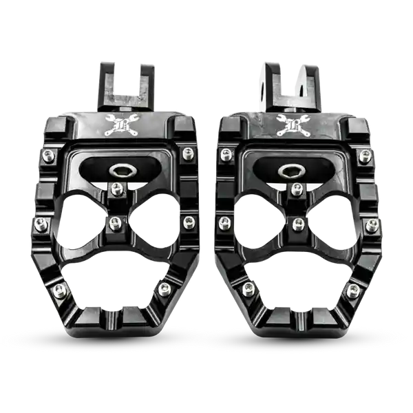 Burly Brand 18-24 M8 Softail MX-Evolution Pegs - Black