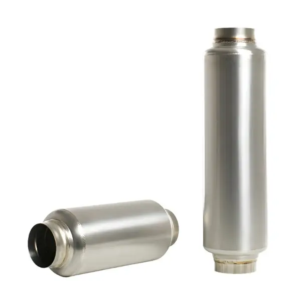 Ticon Industries 12in OAL 3.0in In/Out Ultralight Titanium Muffler
