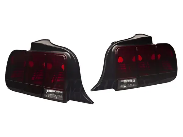 Raxiom 05-09 Ford Mustang Tail Lights- Black Housing (Smoked Lens)
