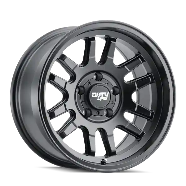 Dirty Life 9310 Canyon 17x9 / 6x139.7 BP / 0mm Offset / 106mm Hub Matte Black Wheel