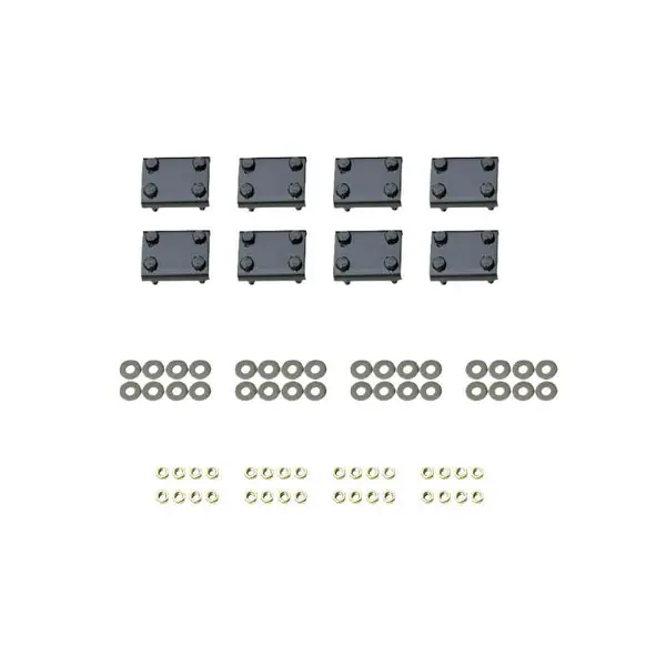 Westin 2014-2018 Chevy Silverado 1500 Dbl/Crew Cab Premier Oval Nerf Step Bar Mount Kit - Black