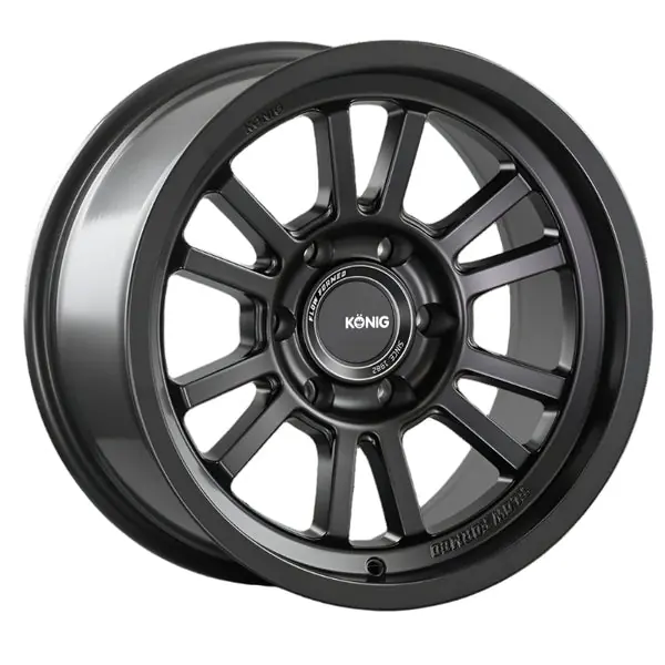 Konig HT1 17X8.5 6X139.7 ET-6 6X139.7 Matte Black
