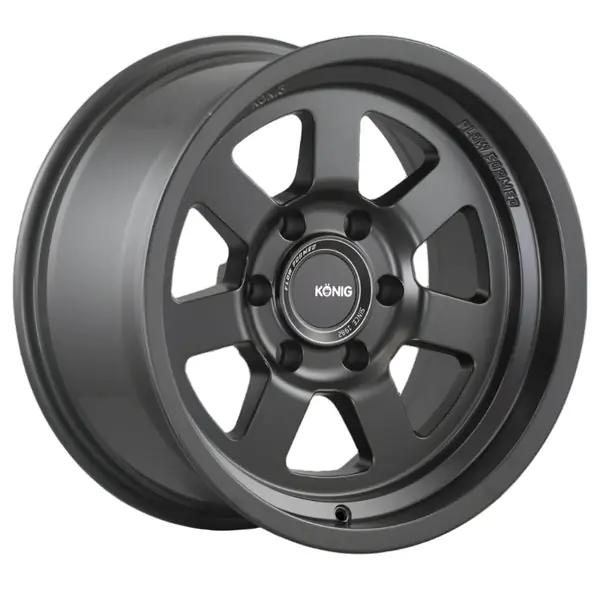Konig HT2 17X9 5X127 ET-12 Matte Black