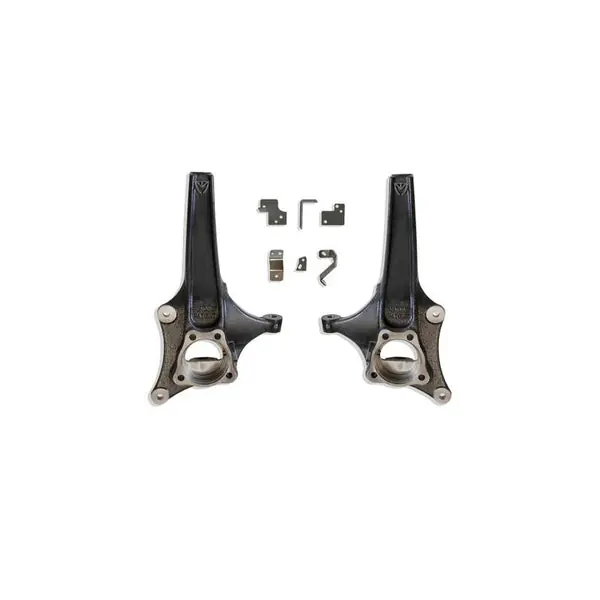 MaxTrac 19-20 GM C1500 2WD 3.5in Front Lift Spindles w/Extended DOT Compliant Brake Lines