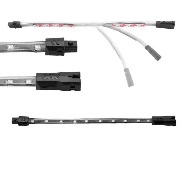 XK Glow Single Color 8in Flex Strip Single Color RED - 2nd Gen
