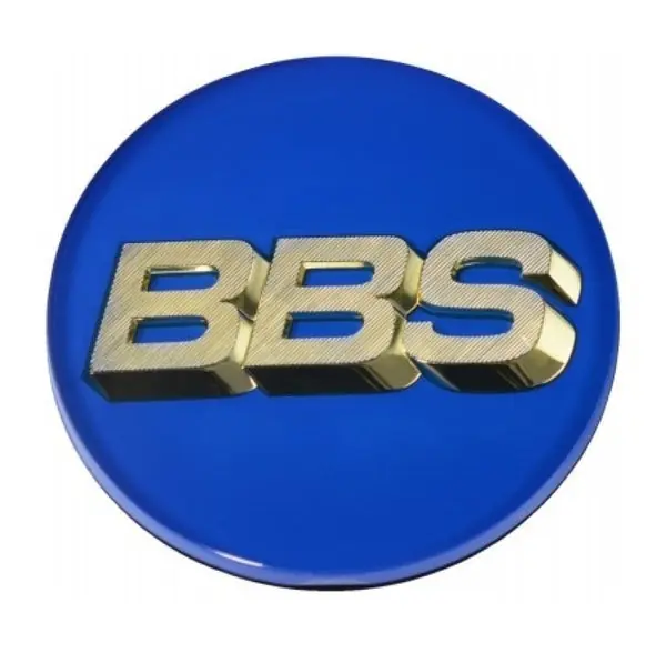BBS Center Cap 56mm Blue/Gold