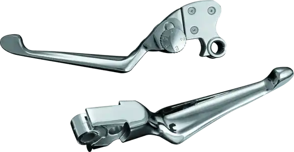 Kuryakyn Boss Blades With Adjustable Clutch 96-Up Cable Chrome