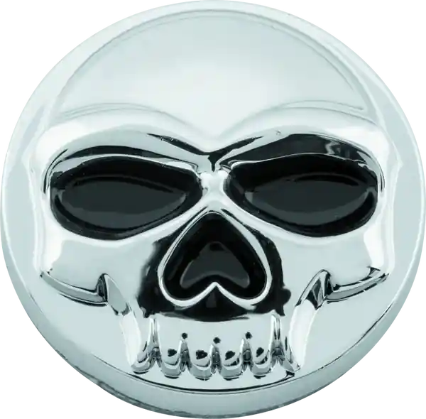 Kuryakyn Replacement Zombie Windshield Emblem Chrome