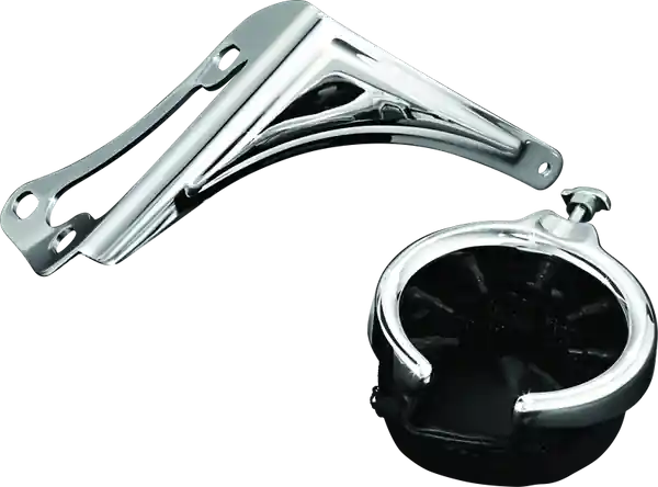 Kuryakyn Passenger Drink Holder With Basket 98-13 Touring Right Side Chrome