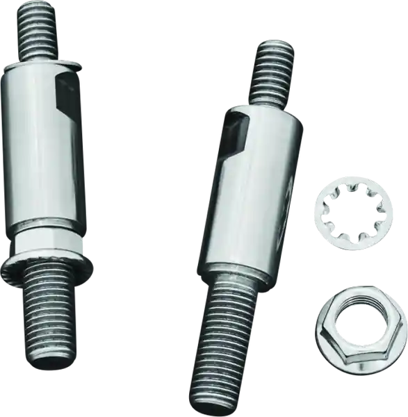 Kuryakyn Raised Mirror Adaptors Metric Models (Excluding Yamaha) Chrome