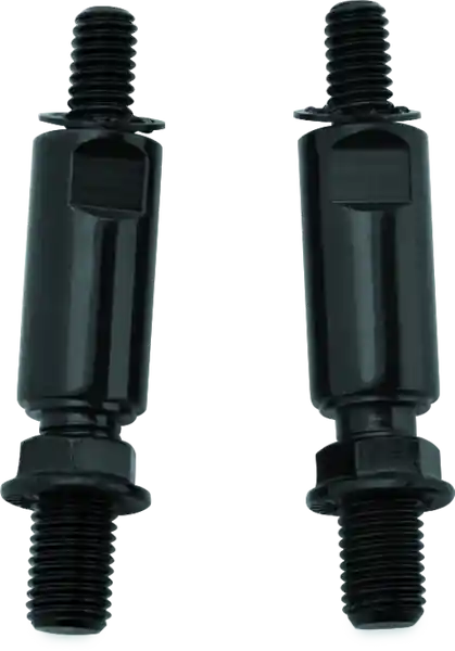 Kuryakyn Raised Mirror Mnt Adapters Gloss Black