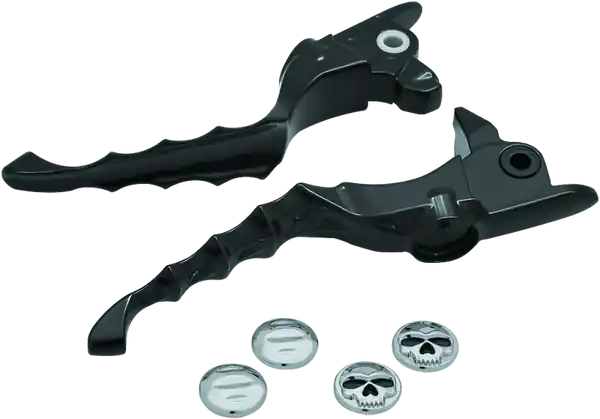 Kuryakyn Zombie Lever Set 17-Up Touring Gloss Black