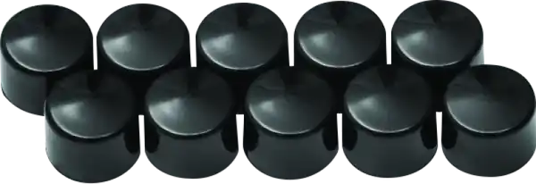 Kuryakyn Kool Kaps Gloss Black 1/4inch Allen Head