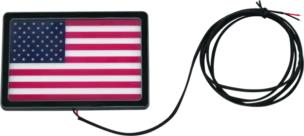 Kuryakyn Freedom Flag LED 4in X 6in Black