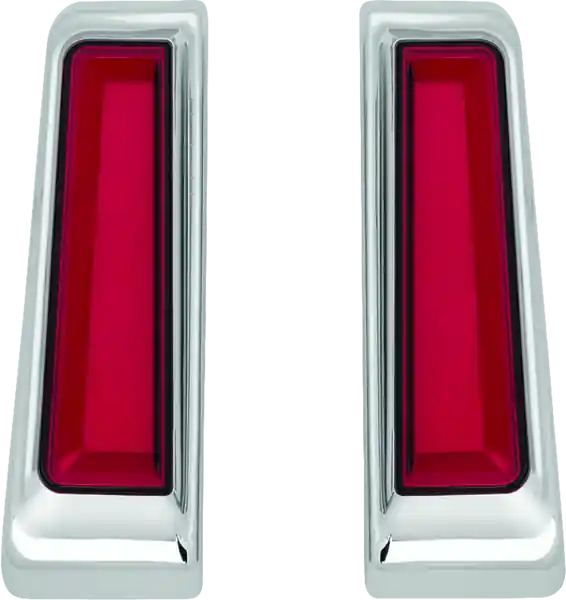 Kuryakyn Tracer L.E.D. Inserts For Saddlebag Supports Chrome