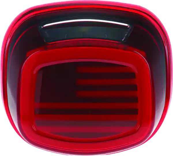 Kuryakyn Freedom Taillight Red Lens With License Light