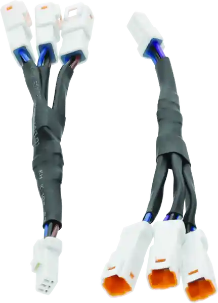 Kuryakyn 3-Pin Y-Connectors For Tracer Lights (Pair)