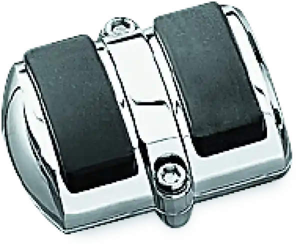 Kuryakyn Brake Pedal Cover 3in Wide Chrome