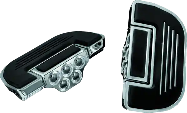 Kuryakyn Premium Ribbed Floorboards Without Adapter Chrome