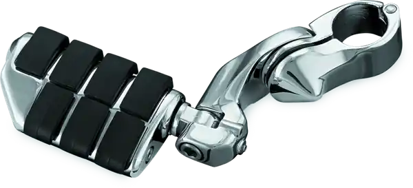 Kuryakyn Tour-Tech Cruise 4in Mount Arm With Dually ISO Pegs 1-1/4in Clamp Chrome