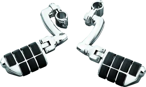 Kuryakyn Longhorn Offset Dually ISO Peg With 1-1/4in Clamp Chrome