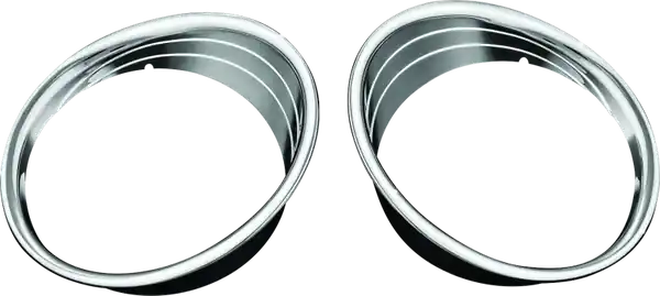 Kuryakyn Driving Light Bezels Indian Chrome