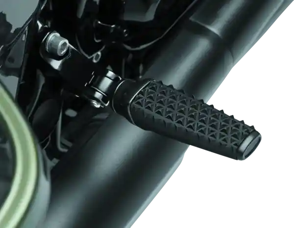 Kuryakyn Thresher Pegs With Adapter Black