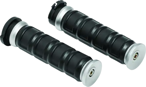 Kuryakyn Dillinger Grips Dual Cable Silver