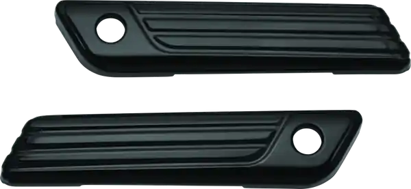 Kuryakyn Tri-Line Saddlebag Hinge Covers Gloss Black