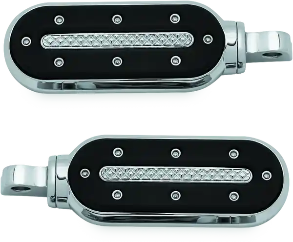 Kuryakyn Heavy Industry Pegs With Adapters Chrome
