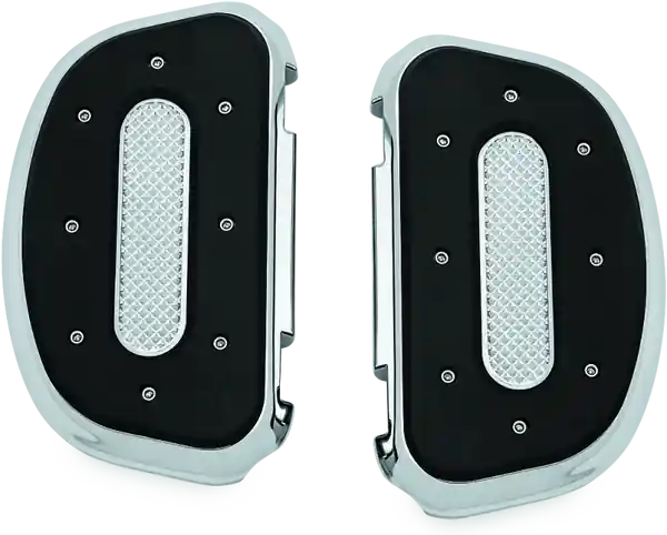Kuryakyn Heavy Industry Passenger Floorboards Touring Models Chrome