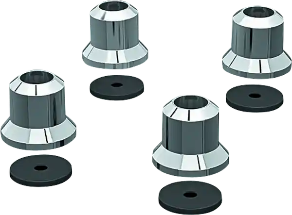 Kuryakyn Luggage Rack Risers 01-22 Honda GL1800 Chrome