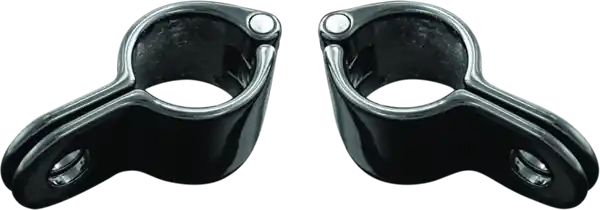 Kuryakyn Magnum Quick Clamp 1inch Gloss Black (Pair)