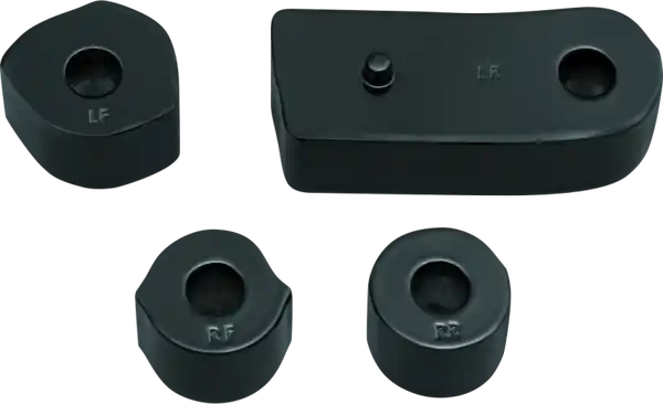 Kuryakyn Driver Floorboard Spacers 18-Up Softail Models Gloss Black