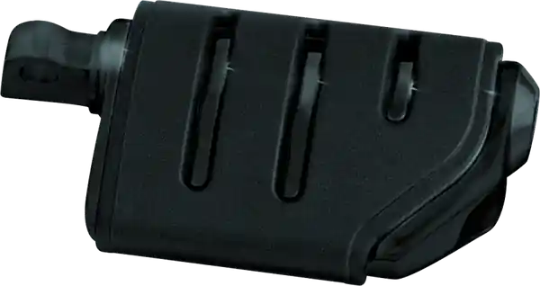 Kuryakyn Trident Dually Peg With Male Adapter Gloss Black