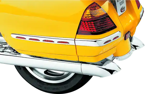 Kuryakyn Turndown Exhaust Extensions 01-17 Honda GL1800 Chrome