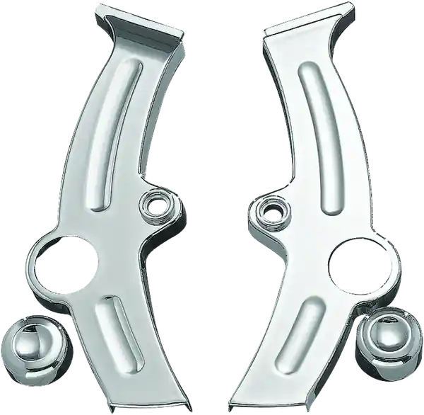 Kuryakyn Boomerang Frame Covers For 00-07 Softail Chrome