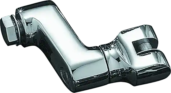 Kuryakyn Offset Peg Mount With 1/2in-13 Mount Bolts Chrome (Pair)