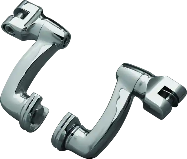 Kuryakyn Longhorn Offset Peg Mounts Chrome (Pair)