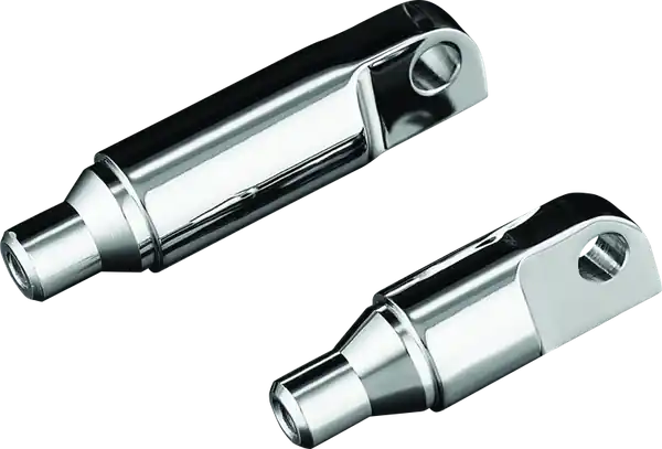 Kuryakyn Male Mount 2-1/2inch Footpeg Extension Chrome (Pair)