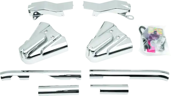 Kuryakyn Swingarm Cover Kit - Unlighted 86-99 Softail Models Chrome
