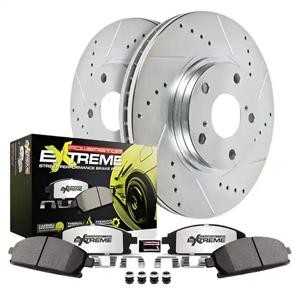 Power Stop 21-23 Ford Mustang Front Z26 Street Brake Kit